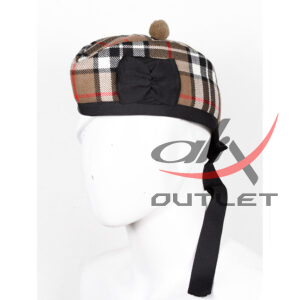 Traditional Campbell Thompson Scottish Glengarry Hat - Image 1