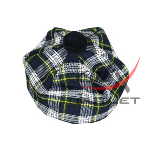 Tam o' Shatner Tammy Hat Flat Bonnet Dress Gordon Tartan - Image 2
