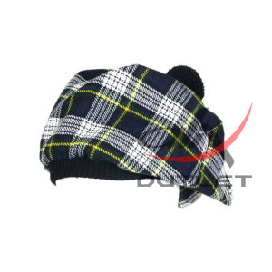 Tam o' Shatner Tammy Hat Flat Bonnet Dress Gordon Tartan - Image 3