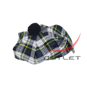 Tam o' Shatner Tammy Hat Flat Bonnet Dress Gordon Tartan - Image 4