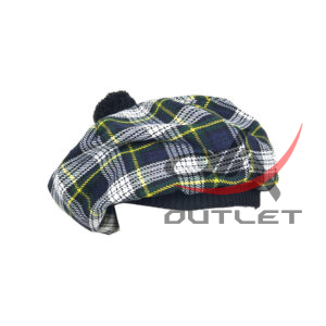 Tam o' Shatner Tammy Hat Flat Bonnet Dress Gordon Tartan - Image 5