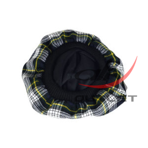 Tam o' Shatner Tammy Hat Flat Bonnet Dress Gordon Tartan - Image 6