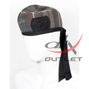 Traditional Mackenzie Weathered Scottish Glengarry Hat - Image 1
