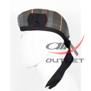 Traditional Mackenzie Weathered Scottish Glengarry Hat - Image 2