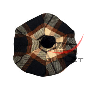 Tam o' Shatner Tammy Hat Flat Bonnet Rose Ancient Tartan - Image 1