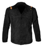 Men's Cowboy Sude Jacket Fringed