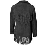 Western Black Suede Jacket for Women Cowgirl - Image 2