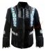 Men's Cowboy Jacket Fringed Bone & Bead Work