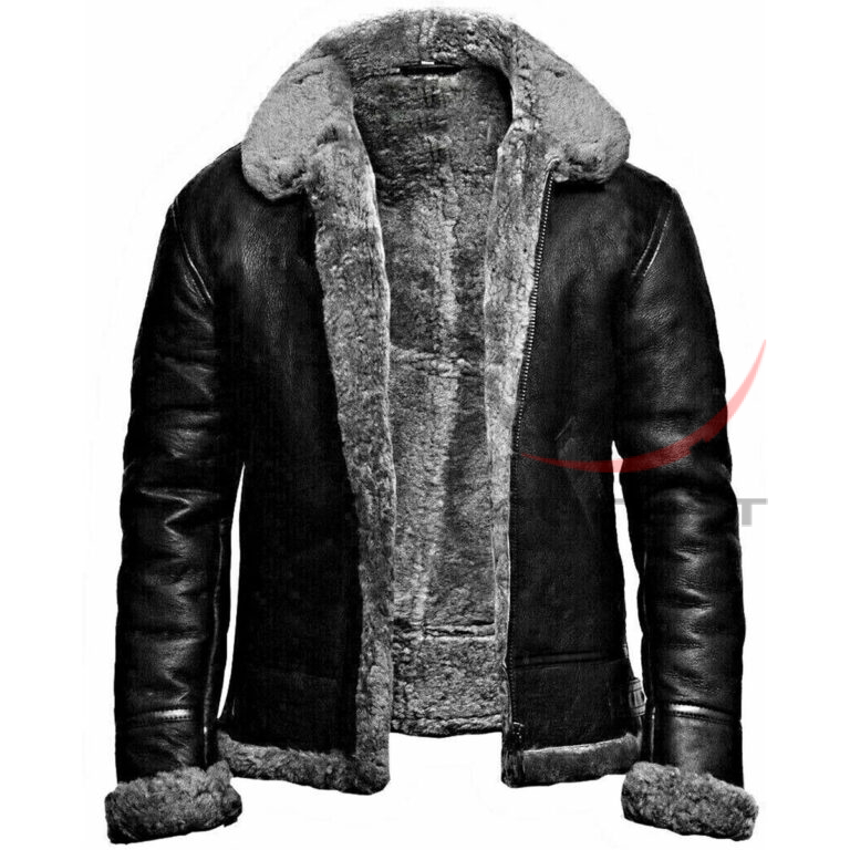 Aviator Pilot Flying Jacket B3 Bomber RAF Real Leather Jacket