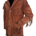Men's Western Style Fringed Coat