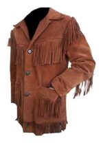 Men's Western Style Fringed Coat