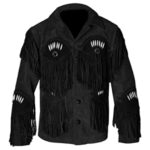 Men's Western Style Suede Jacket