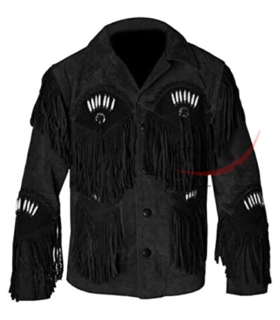 Men's Western Style Suede Jacket