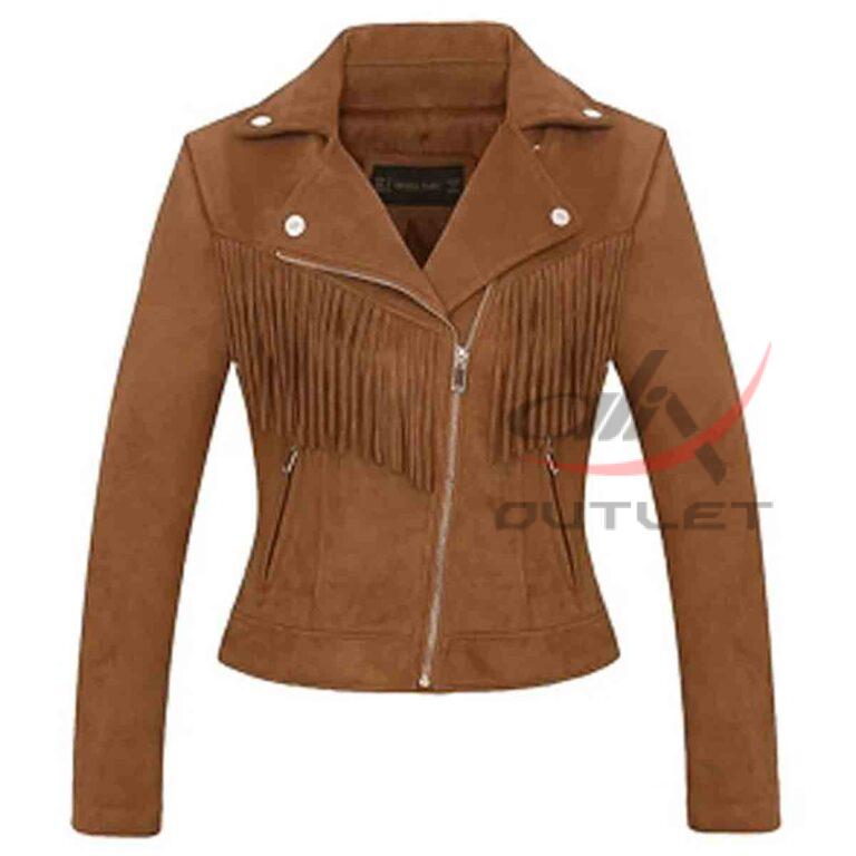 Women's Western Suede Leather Jacket