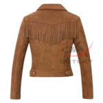 Women's Western Suede Leather Jacket - Image 2