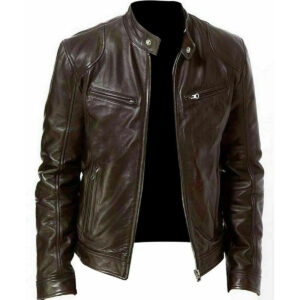 Sword Cafe Racer Biker Leather Jacket