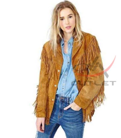 Cowgirl Fringed Suede Jacket