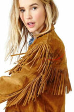 Cowgirl Fringed Suede Jacket - Image 2