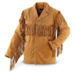 Men's Brown Western Style Cowboy Jacket