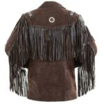 Men's Western Style Cowboy Jacket Brown - Image 2