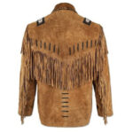 Western Style Bone & Fringed Jacket - Image 2