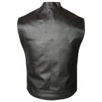 Club Style Biker Leather Vest - Image 2