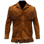 Men's Fringed Suede Jacket