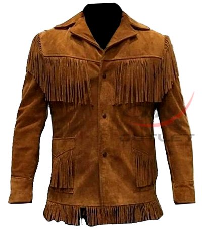 Elevate your outerwear collection with our Men's Fringed Suede Jacket made from luxurious suede leather. Discover unmatched style today!