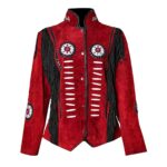 Women's Cowgirl Western Jacket Black & Red