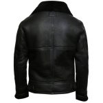 Leather Fur Collar B3 Bomber RAF Avaitor Jacket - Image 2
