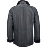 Men's Real Leather Coat Single Breasted - Image 2