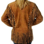 Cowgirl Bone & Fringed Jacket - Image 2