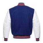 Baseball Royal Blue Wool & Leather Sleeves Jacket - Image 2