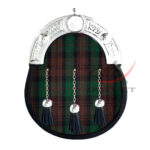 Brown Watch Tartan Full Dress Leather Sporran