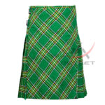 Bias Cut Irish Tartan 8Yard Kilt with Apron