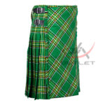 Bias Cut Irish Tartan 8Yard Kilt with Apron - Image 2