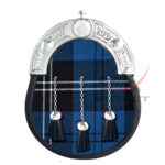 Ramsey Blue Hunting Tartan Full Dress Leather Sporrans