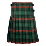Bias Cut Ross Hunting Tartan 8Yard Kilt with Apron - Image 2