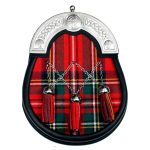 Royal Stewart Tartan Full Dress Leather Sporrans
