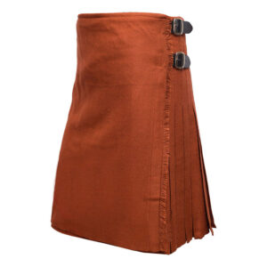 Saffron Tartan 8 Yard Kilt for Men
