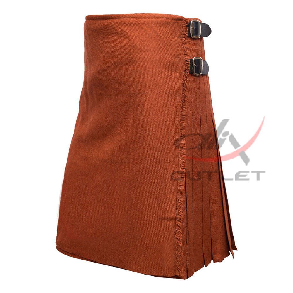 Saffron-Tartan-8-yard-kilt-2 Saffron Tartan 8 Yard Kilt for Men