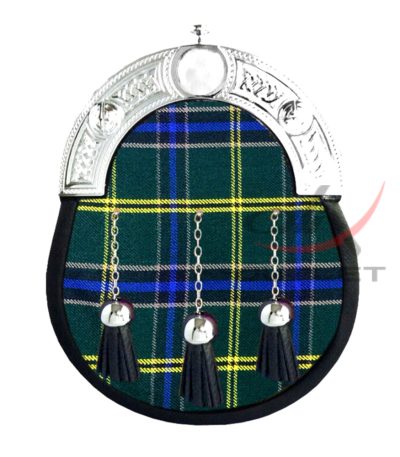 US Army Tartan Full Dress Leather Sporrans