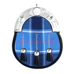 US Navy Tartan Full Dress Leather Sporrans