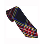 Black Stewart Tartan NeckTie