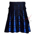 Hybrid Kilt Ramsey Blue & Black Cotton Utility - Image 2