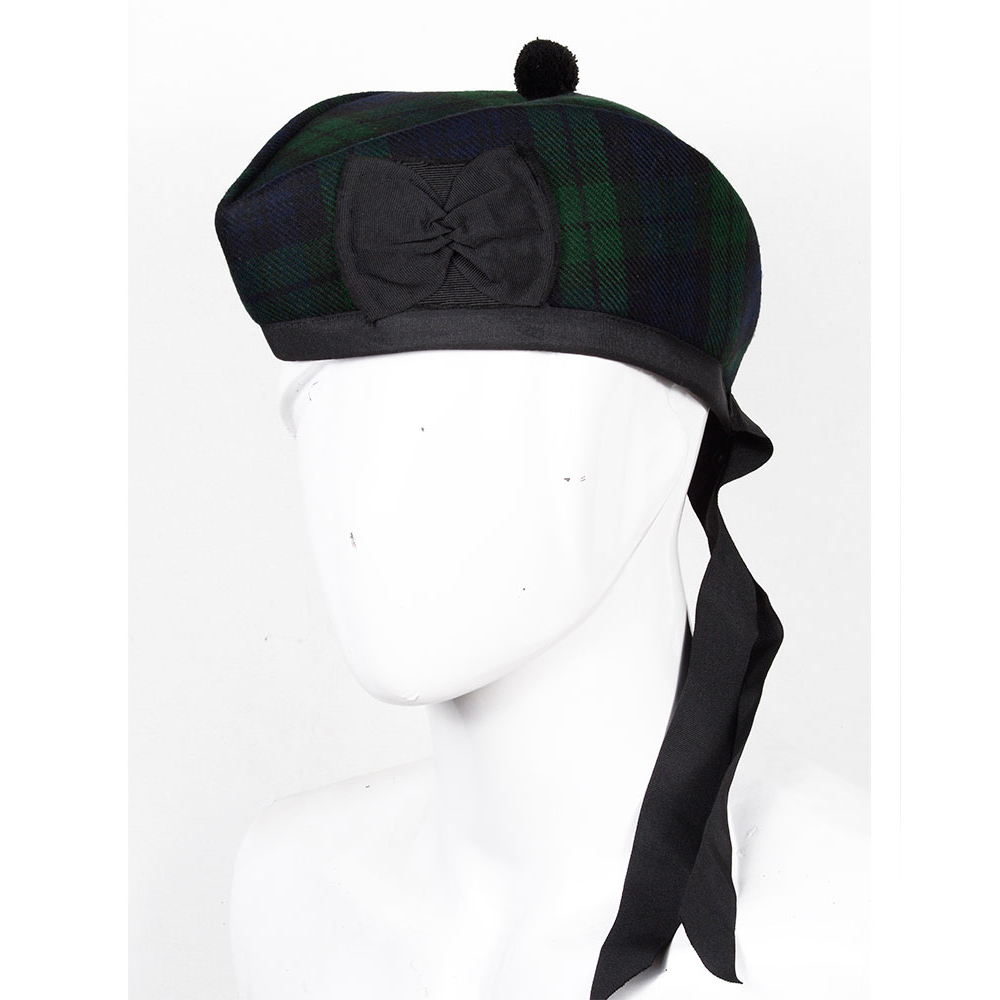 black-watch-glenggary-hat-1 Glengarry Hat Black Watch Scottish - Image 1