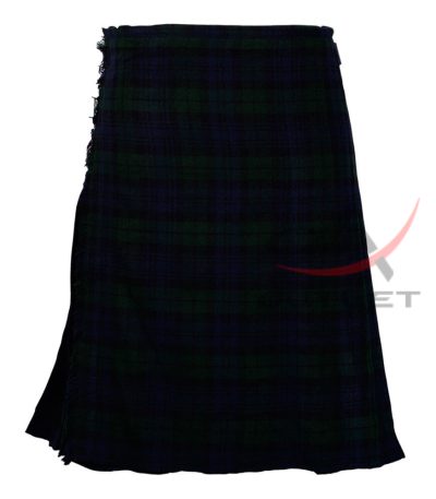 Black Watch 8 Yard Kilt for Men Traditional Tartan Kilt