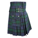 Black Watch Tartan Kilt Modern Utility Kilts - Image 2