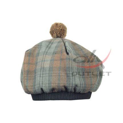 Black Watch Weathered Tartan Tam o' Shatner Tammy Flat Bonnet