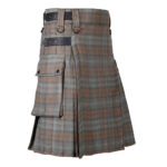 Black Watch Weathered Tartan Kilt Modern Utility Kilts - Image 2